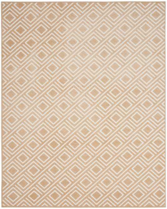 Nourison Care Free 9'2" x 12' Taupe Modern Indoor Rug