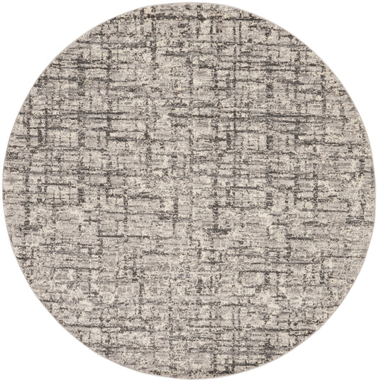 Calvin Klein CK950 Rush 6' x Round Ivory/Grey Modern Indoor Rug