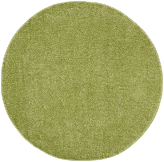 Nourison Nourison Essentials 4' x Round Green Outdoor Rug