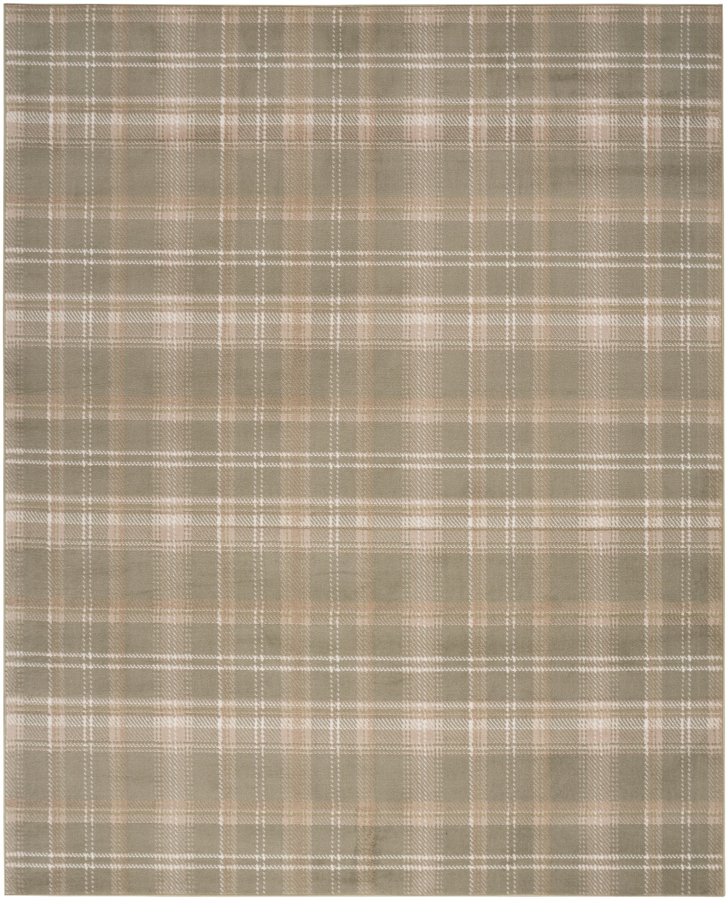 Nourison Grafix 7' x 10' Olive Farmhouse Indoor Rug