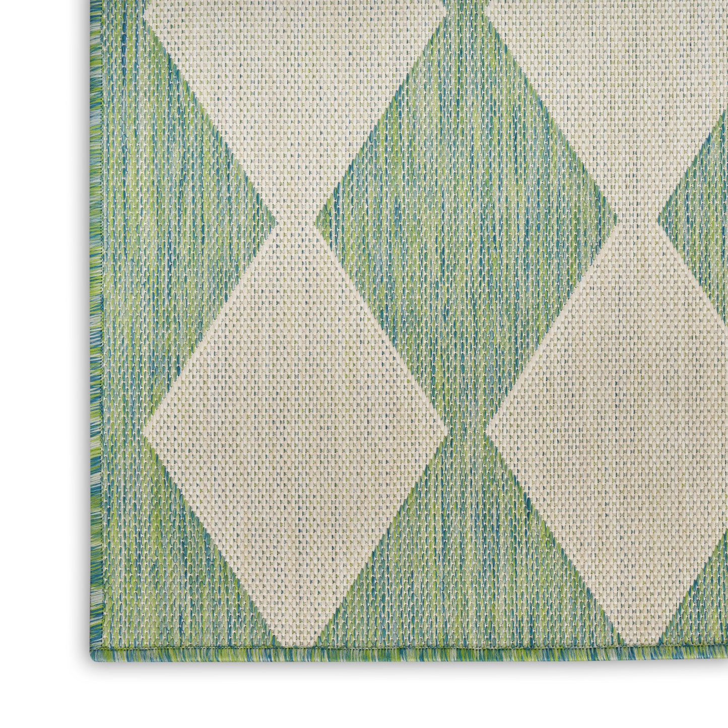 Nourison Positano 6' x 9' Blue Green Modern Rug