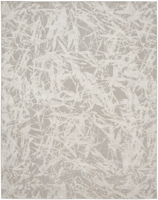 Calvin Klein CK950 Rush 8' x 10' Grey Ivory Modern Indoor Rug