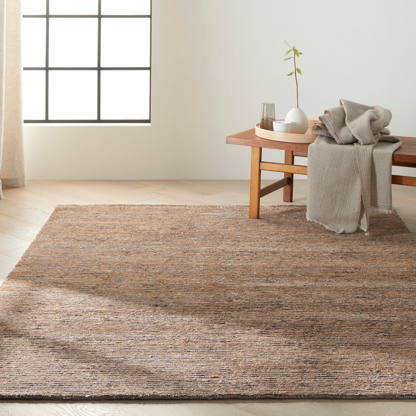 Calvin Klein Home Mesa 4' x 6' Amber Modern Indoor Rug