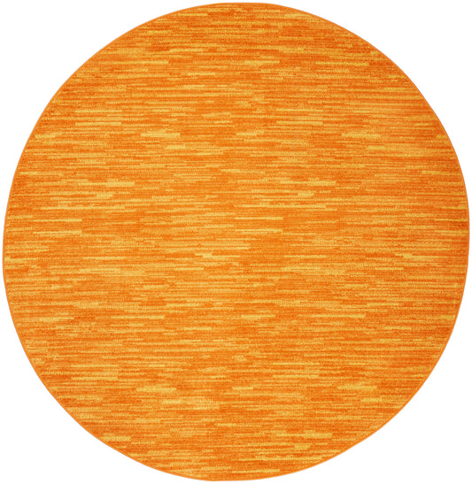 Nourison Nourison Essentials 8' x Round Sunburst Outdoor Rug