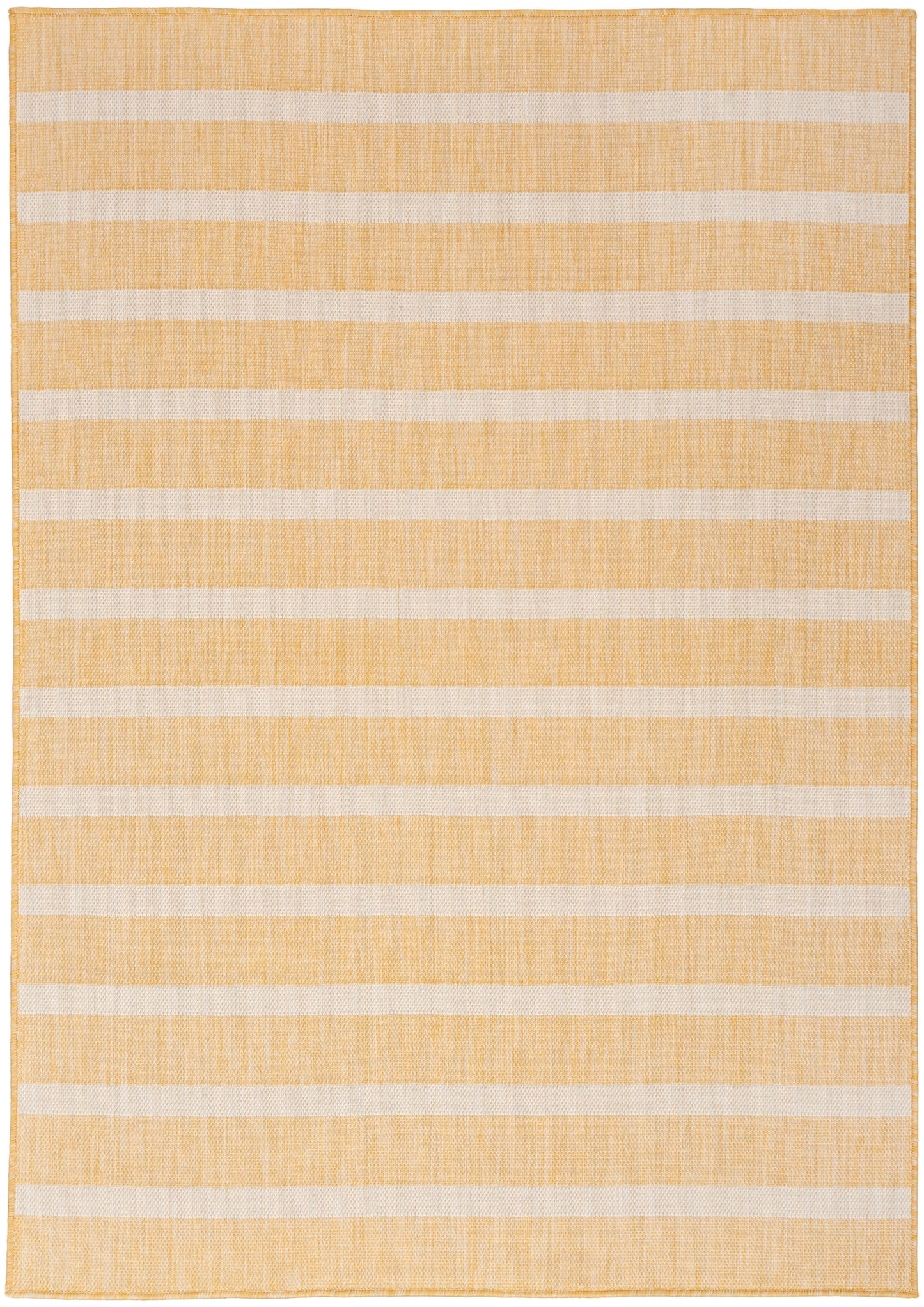 Nourison Positano 6' x 9' Yellow Ivory Modern Rug