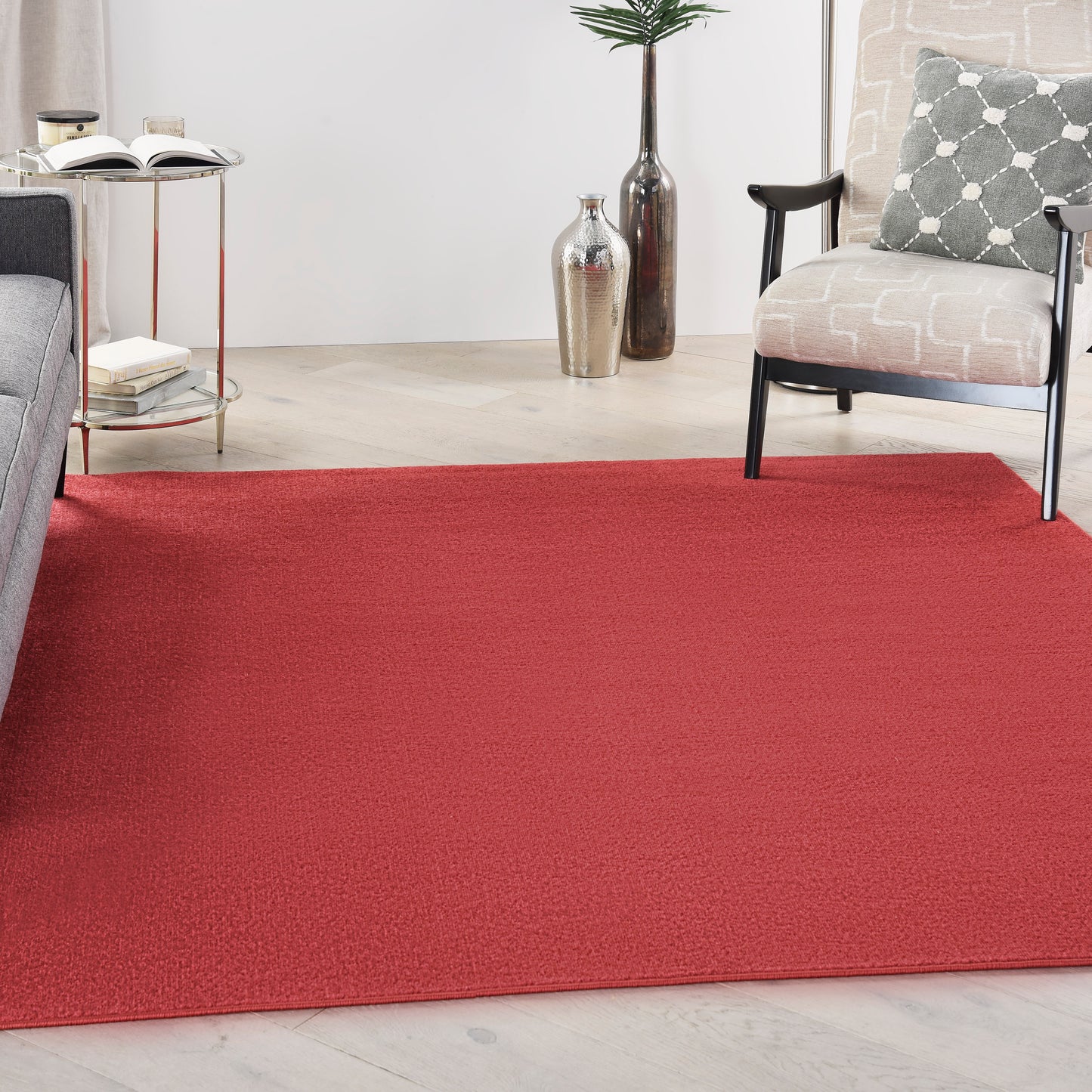 Nourison Nourison Essentials 7' x Square Brick Red Outdoor Rug