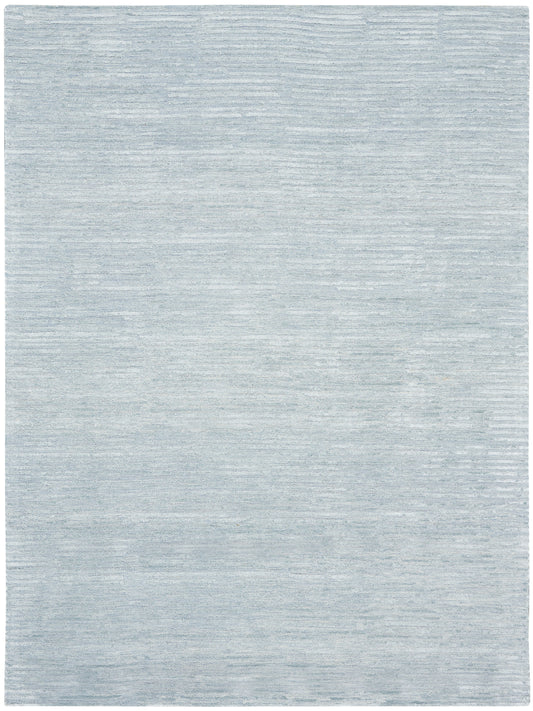 Calvin Klein CK010 Linear 7'9" x 9'9" Light Blue Modern Indoor Rug