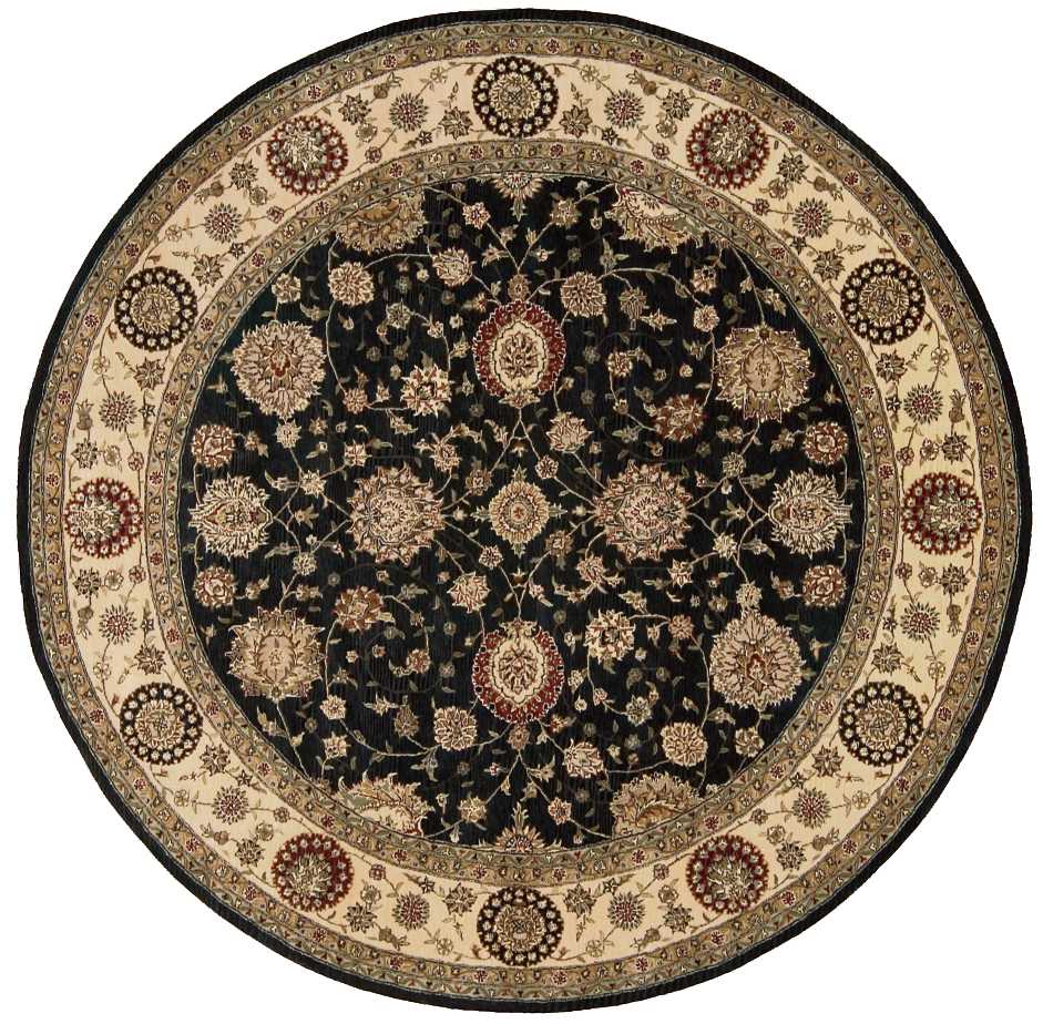 Nourison Nourison 2000 8' x Round Midnight Traditional Indoor Rug