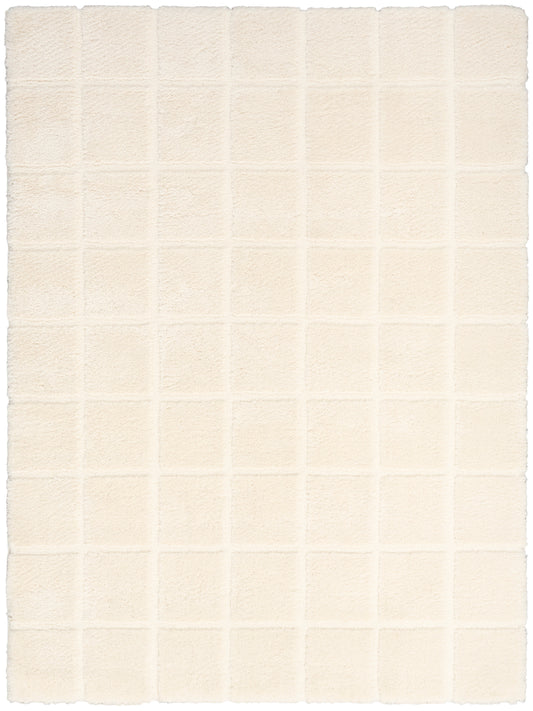 DKNY West End Ave 3'11" x 5'11" Ivory Modern Indoor Rug