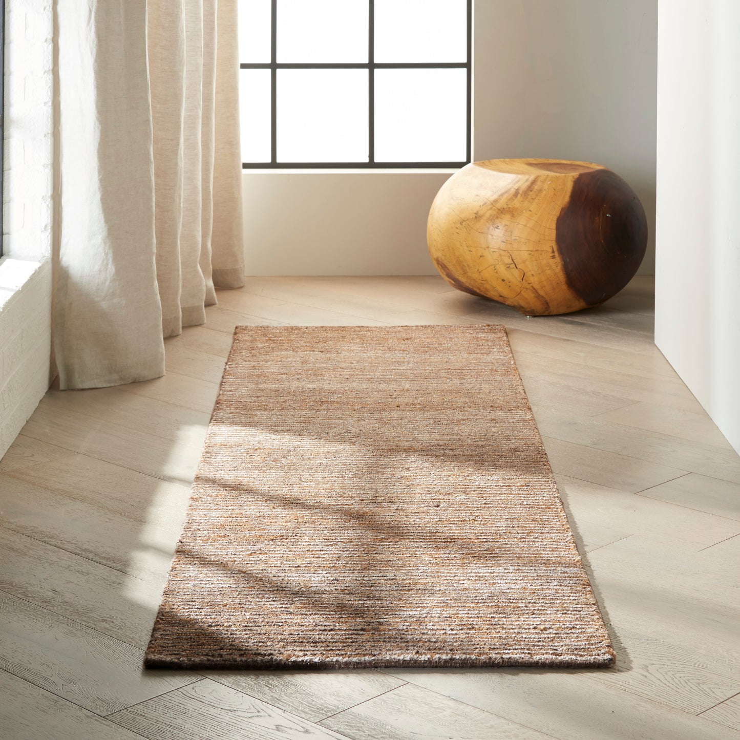 Calvin Klein Home Mesa 2'3" x 7'5" Amber Modern Indoor Rug