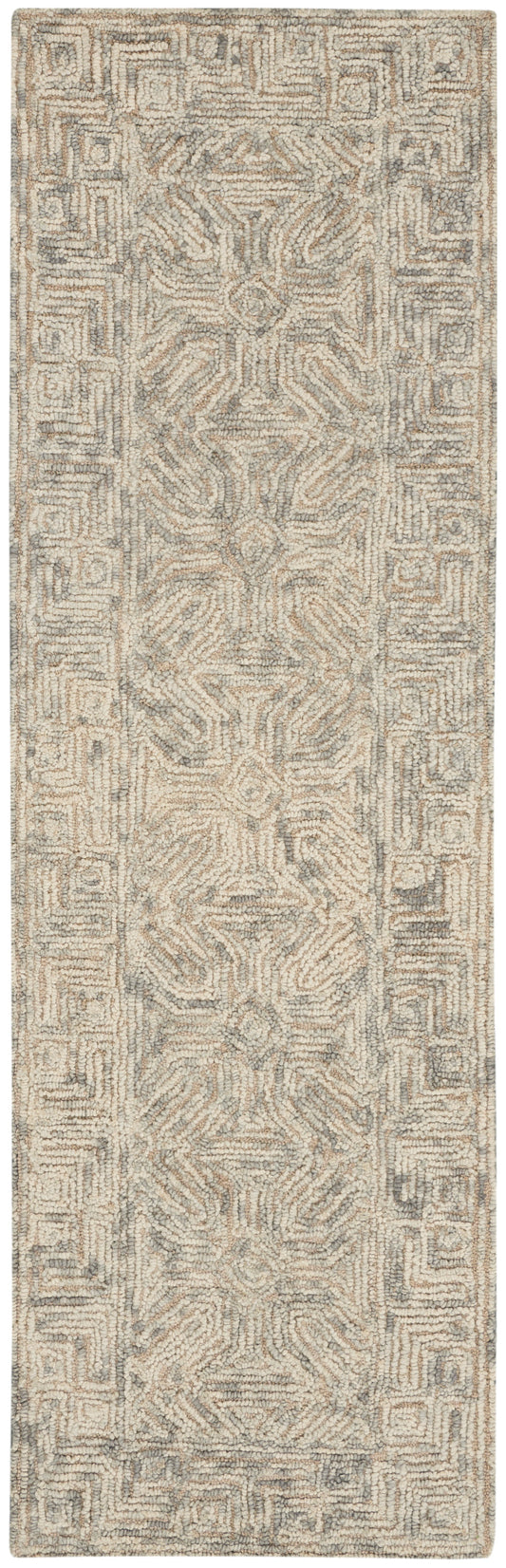 Nourison Colorado 2'3" x 7'6" Beige Grey Modern Indoor Rug