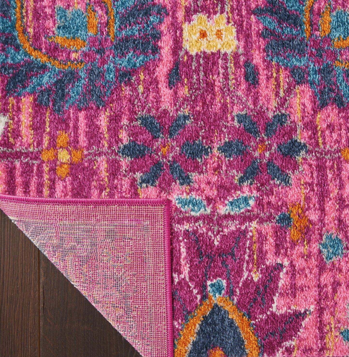 Nourison Passion 9' x 12' Fuchsia Bohemian Indoor Rug