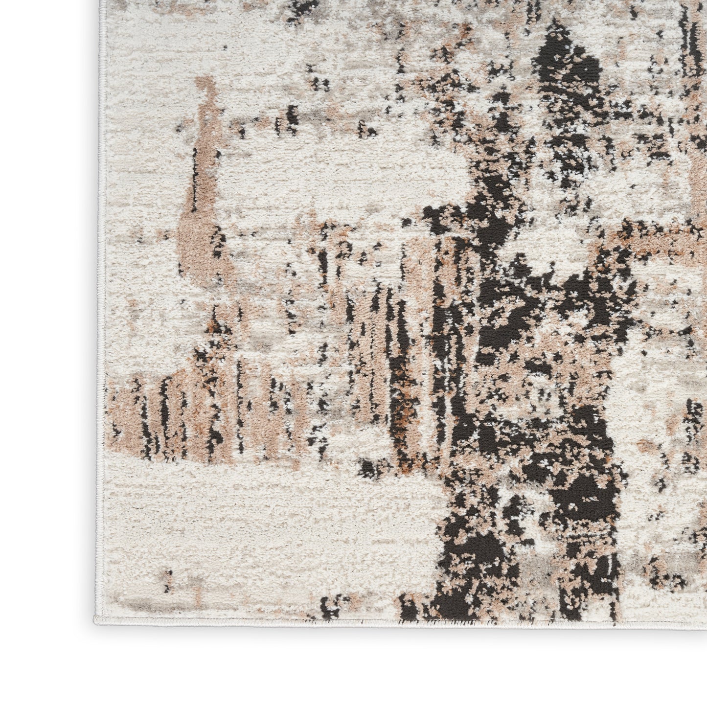 Calvin Klein Captivating 3'2" x 5' Cream Beige Modern Indoor Rug