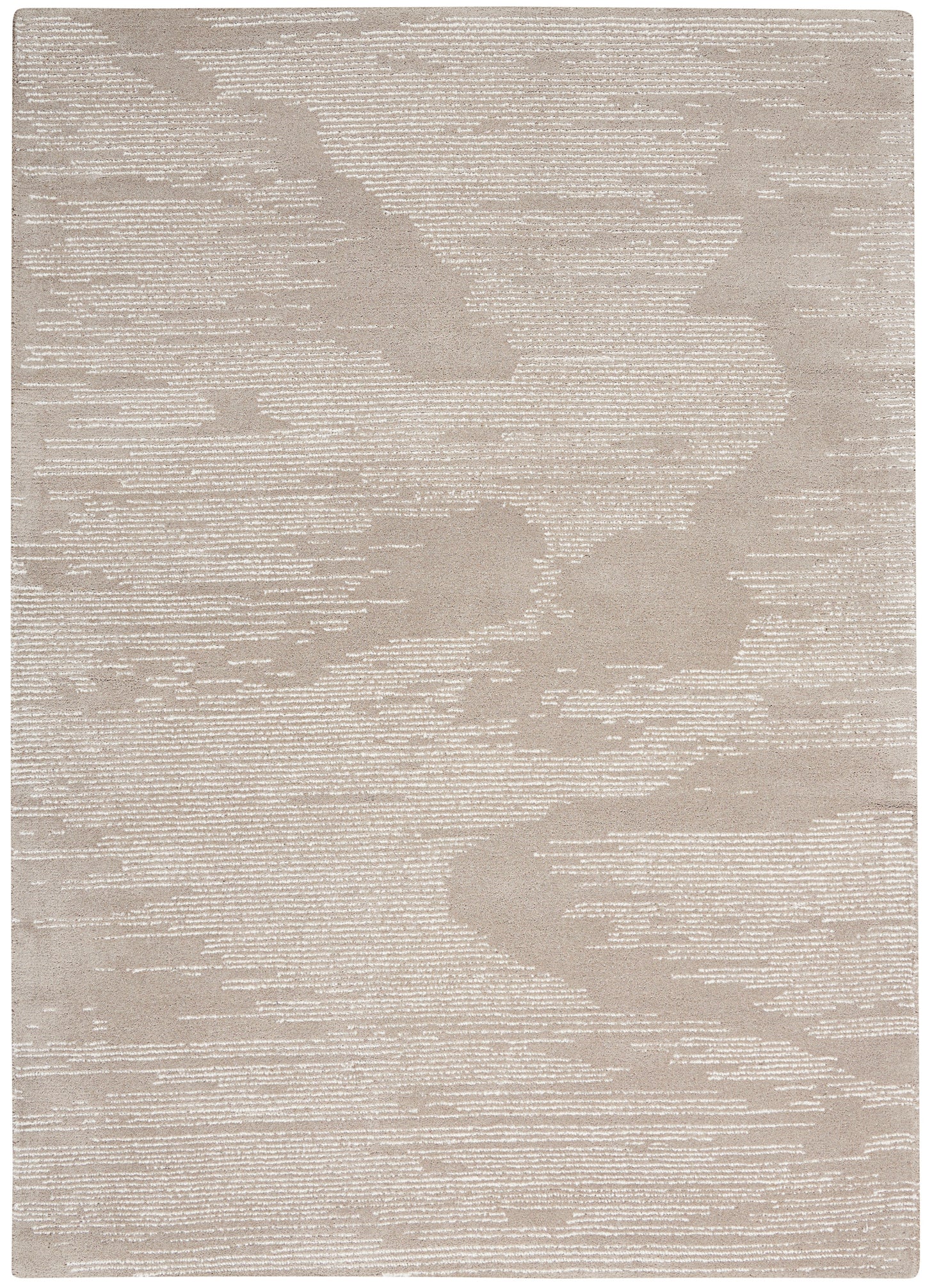 Michael Amini Ma30 Star 5'3" x 7'3" Taupe/Ivory Modern Indoor Rug