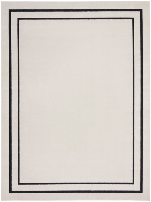 Nourison Nourison Essentials 8' x 10' Ivory/Black Contemporary Rug