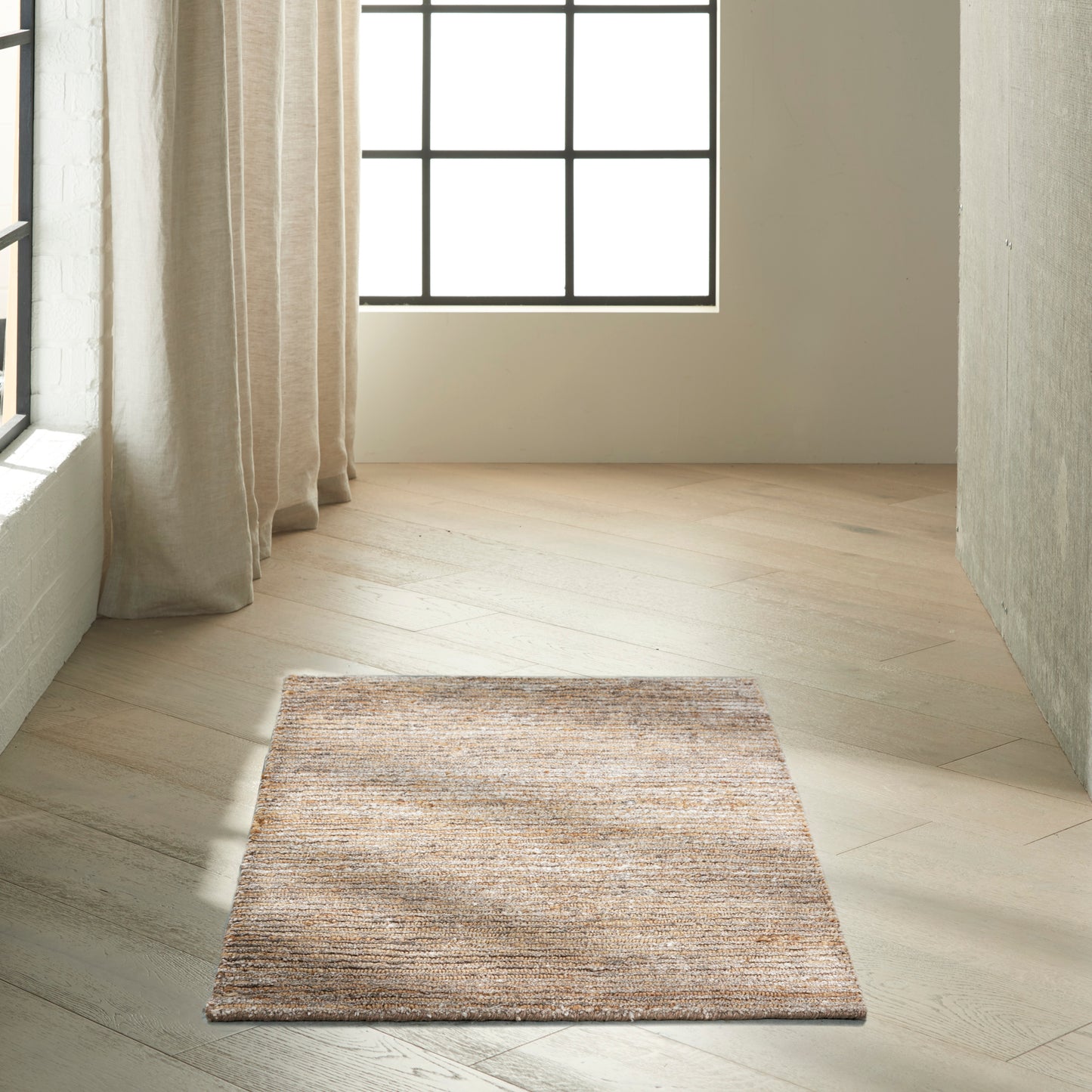 Calvin Klein Home Mesa 2' x 3' Amber Modern Indoor Rug