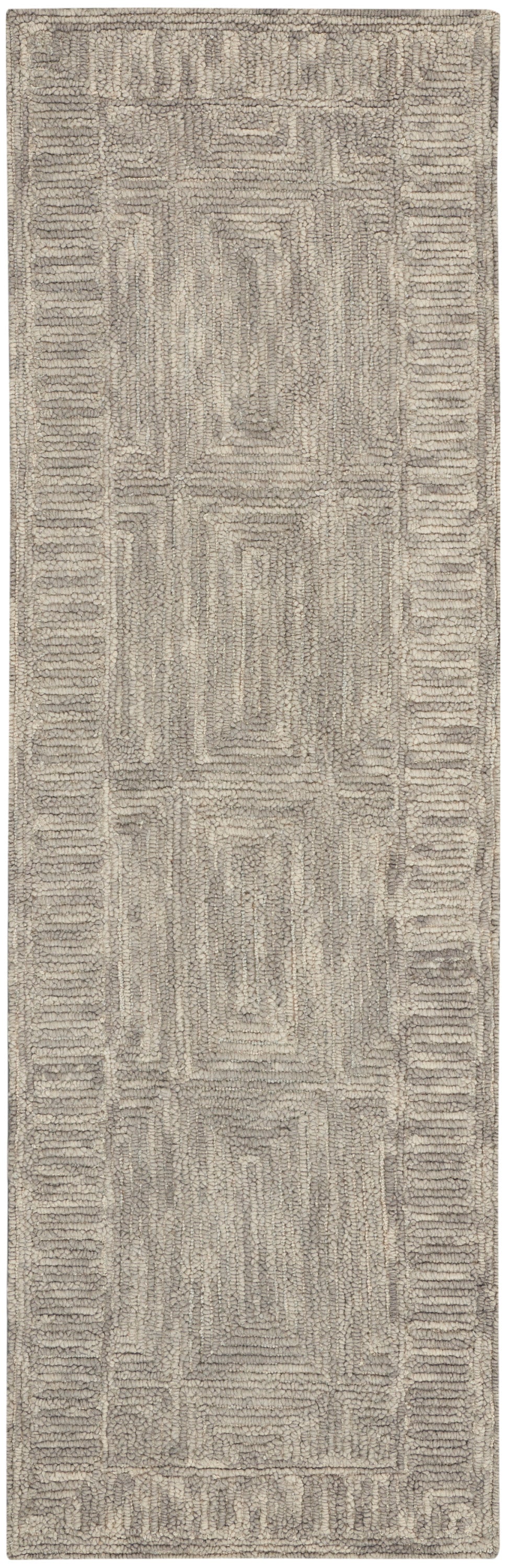 Nourison Colorado 2'3" x 7'6" Grey Modern Indoor Rug