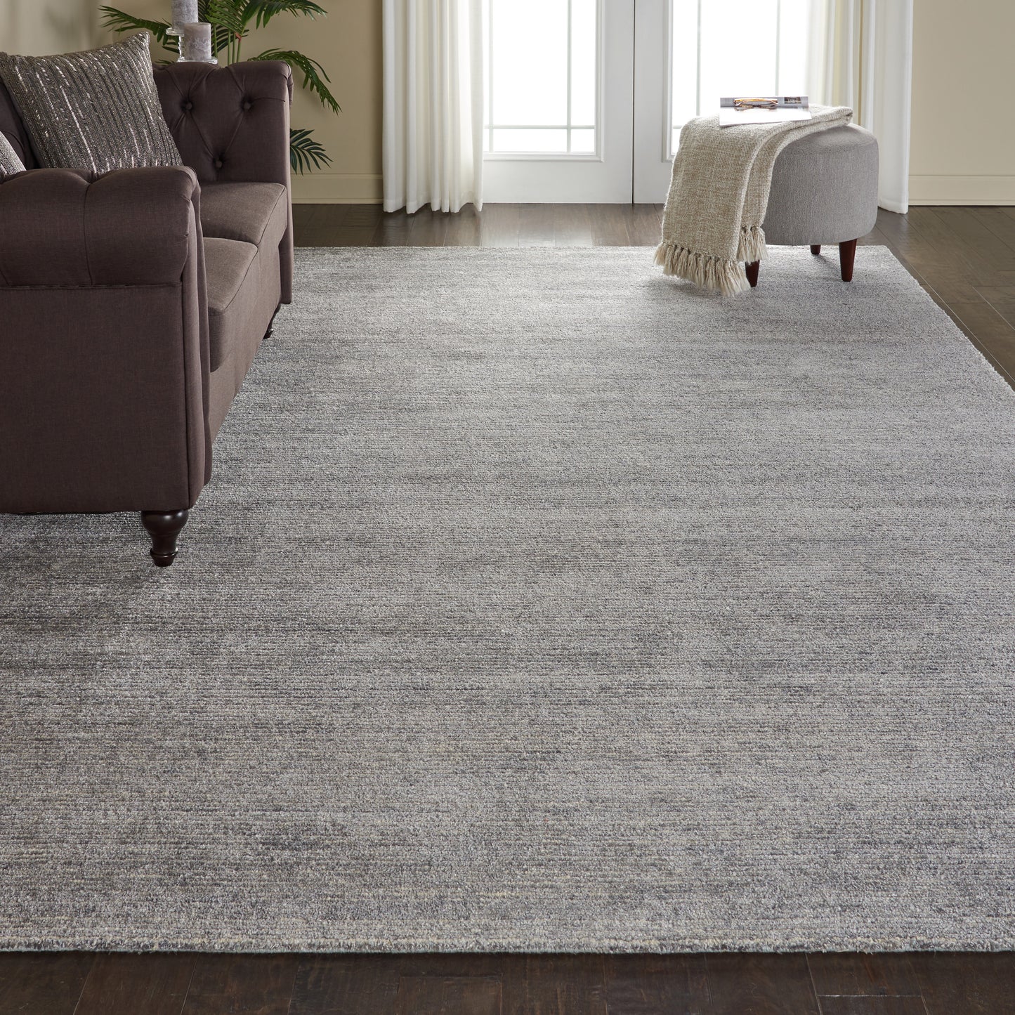 Nourison Weston 9'6" x 13' Silver Birch Modern Indoor Rug