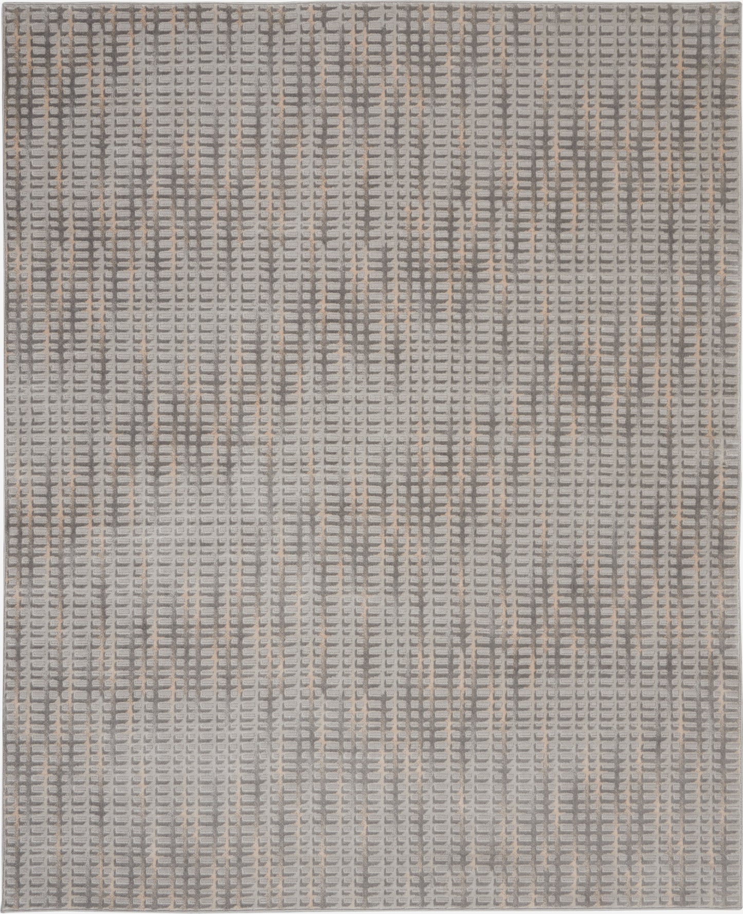 Nourison Solace 8' x 10' Grey Beige Contemporary Indoor Rug