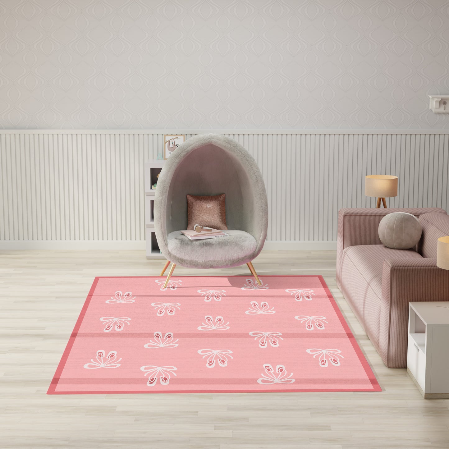 Nourison Imagination 6'6" x 9'2" Pink Kids Indoor Rug