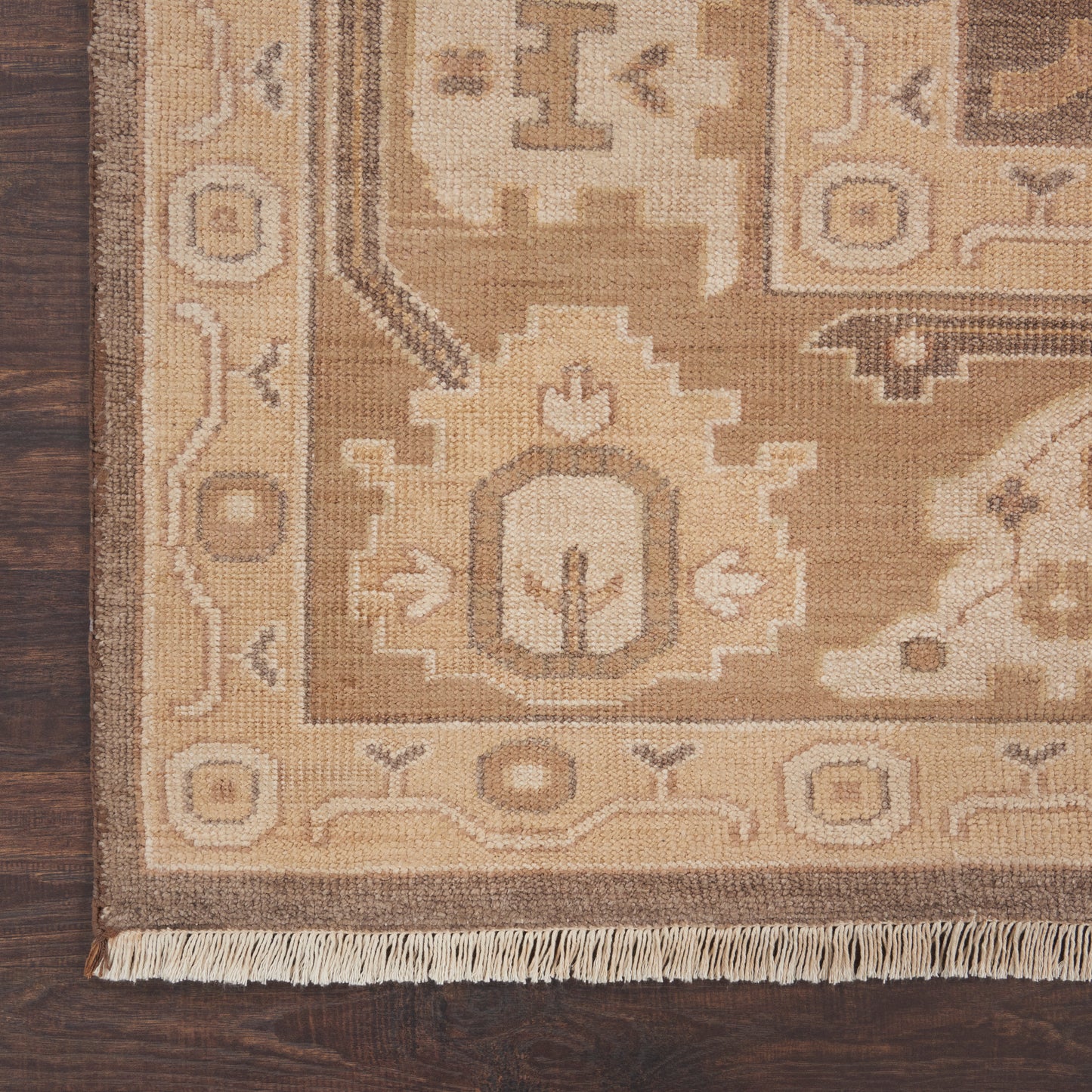 Nourison Aldora 7'9" x 9'9" Mocha Vintage Indoor Rug