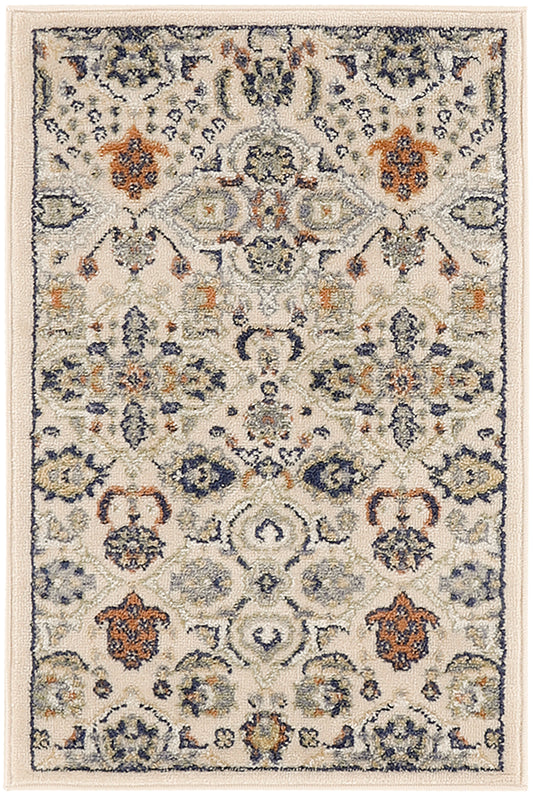 Nourison Allur 2' x 3' Beige Bohemian Indoor Rug