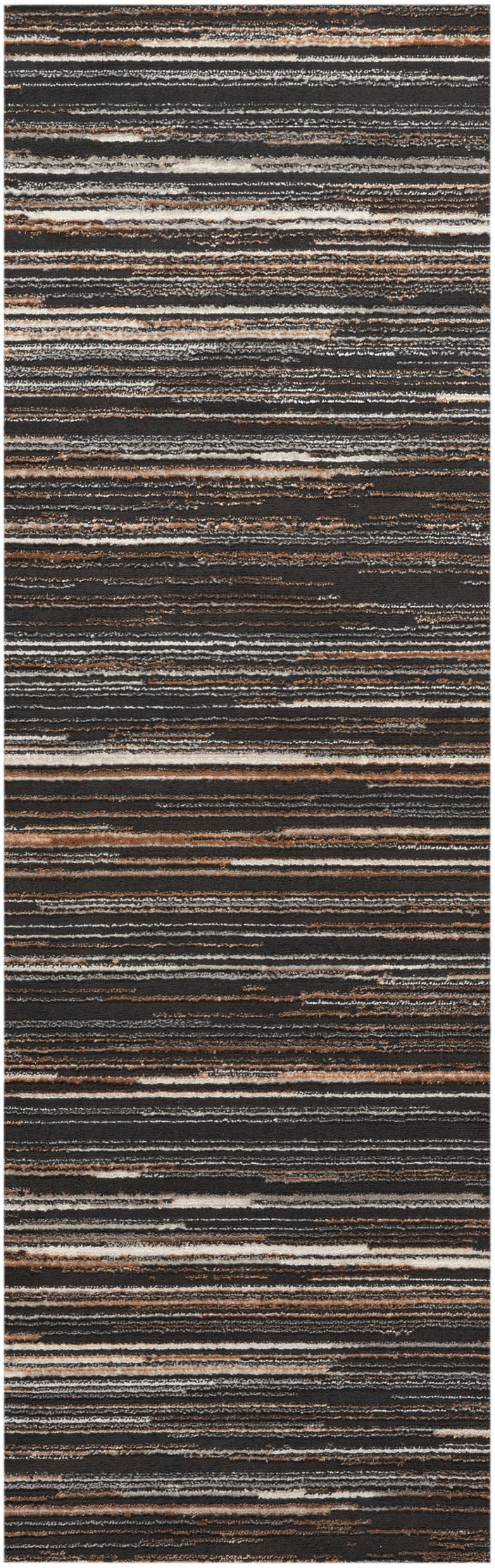 Calvin Klein Captivating 2'3" x 7'3" Mocha Modern Indoor Rug