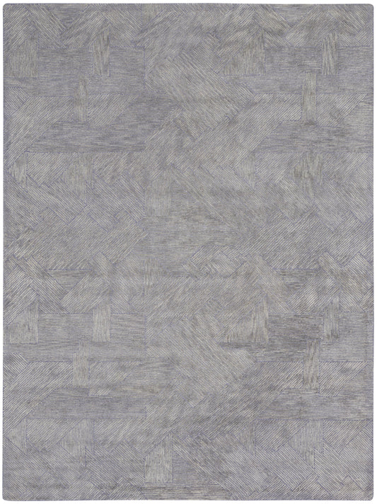 Michael Amini Ma30 Star 8'6" x 11'6" Slate Modern Indoor Rug