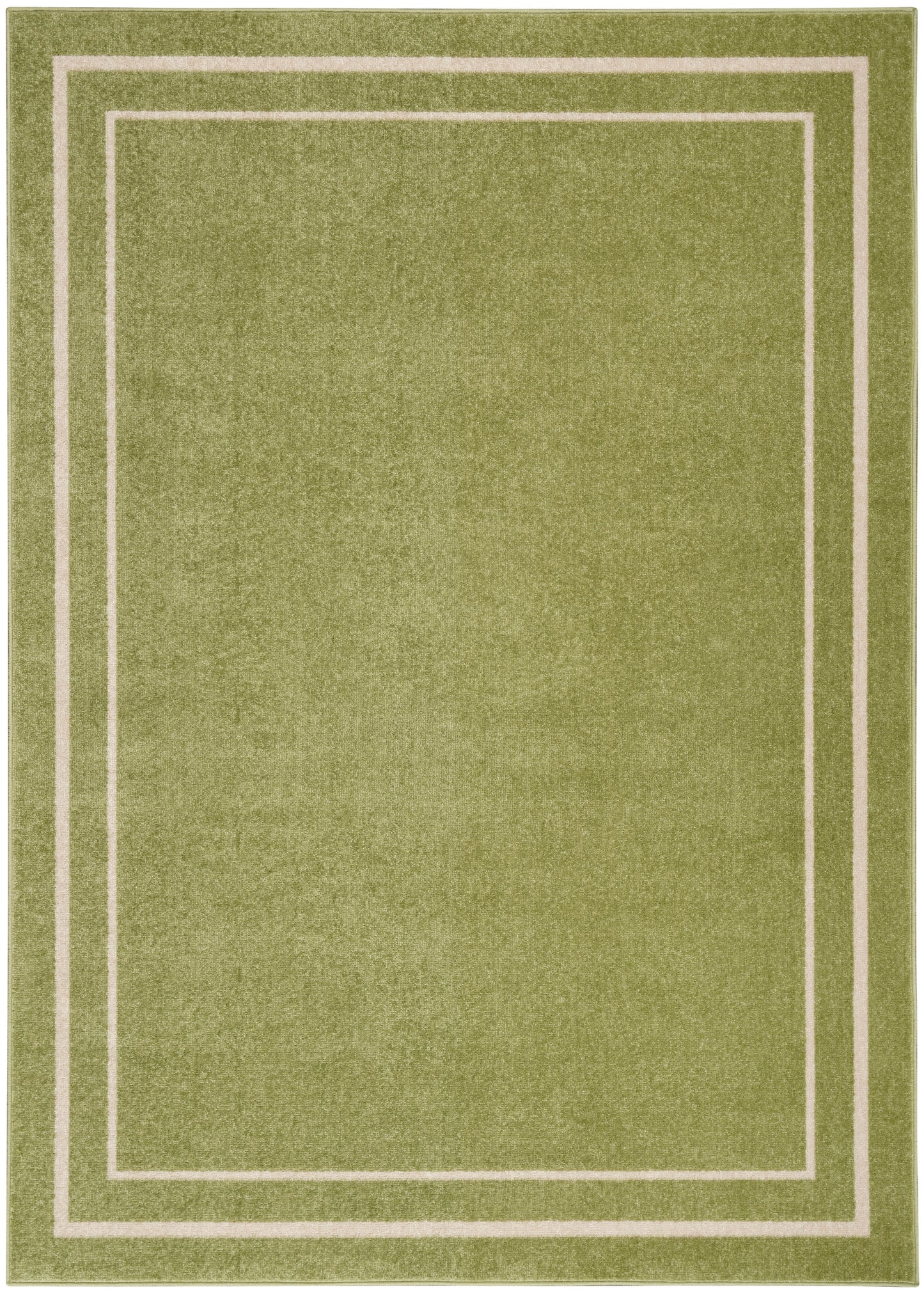 Nourison Nourison Essentials 4' x 6' Green Ivory Contemporary Rug