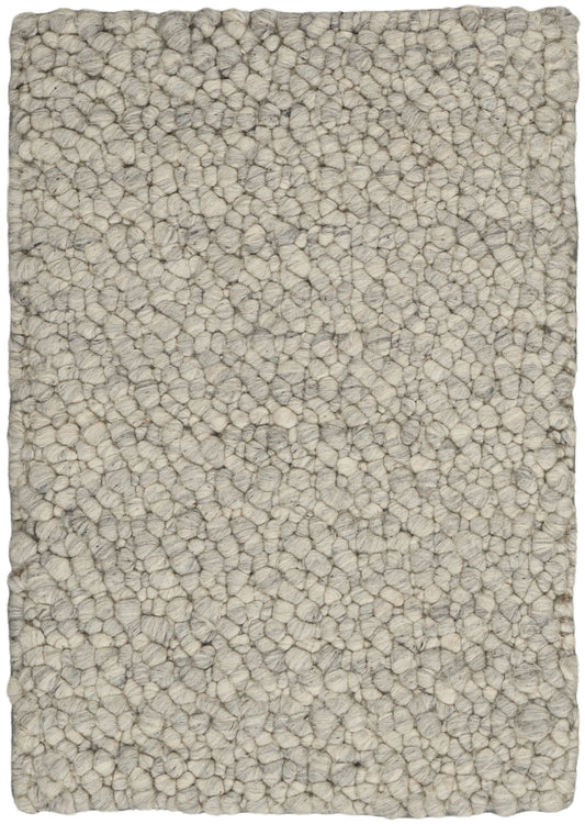 Calvin Klein Riverstone 2' x 3' Grey/Ivory Contemporary Indoor Rug