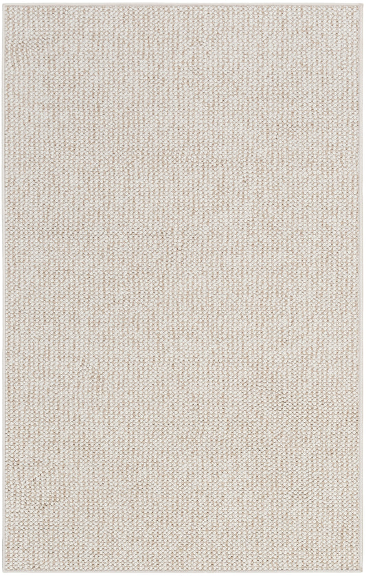 Nourison Natural Texture 2'2" x 3'9" Ivory Beige Farmhouse Indoor Rug