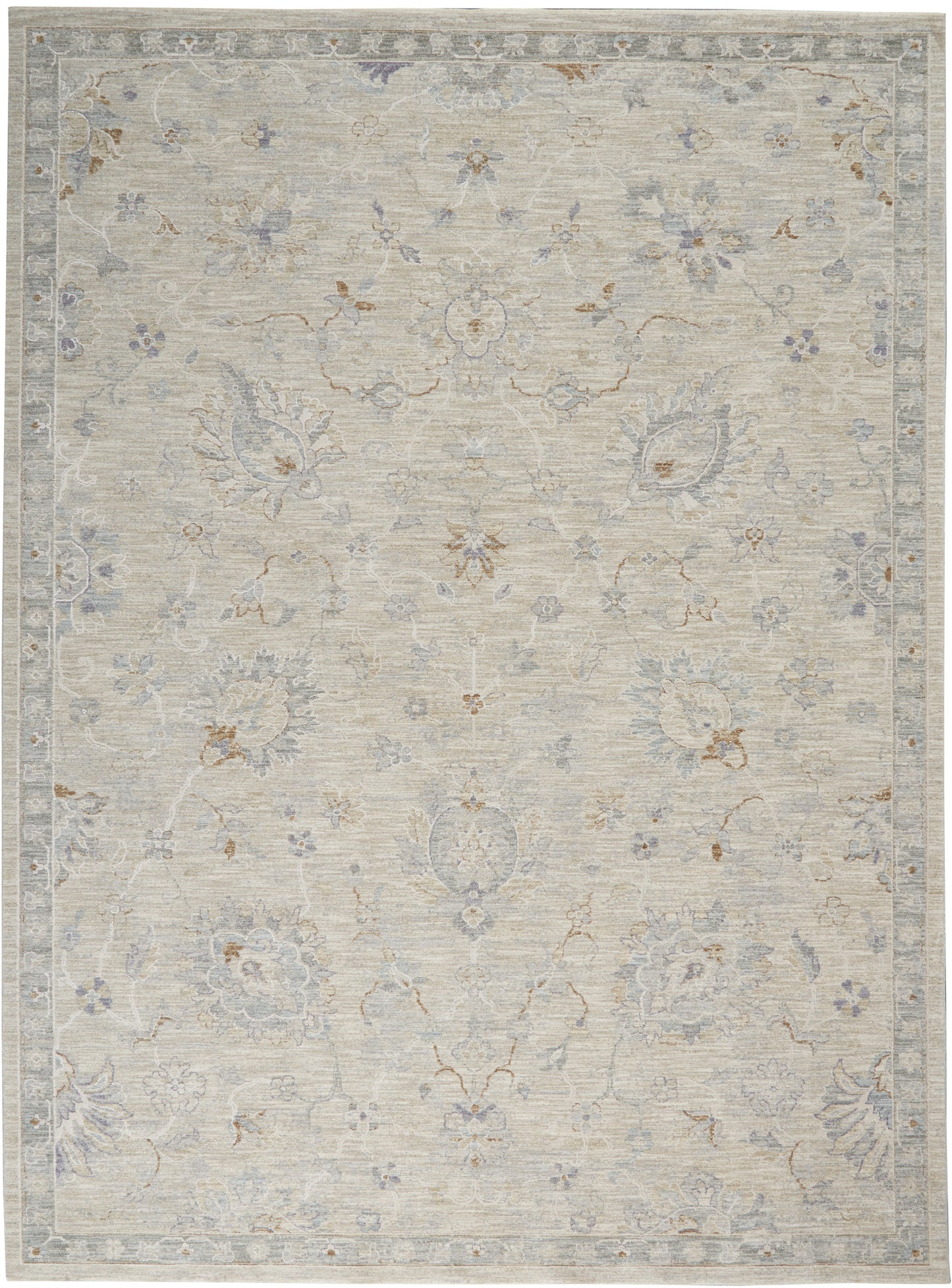 Nourison Infinite 7'10" x 10'4" Lt Grey Vintage Indoor Rug