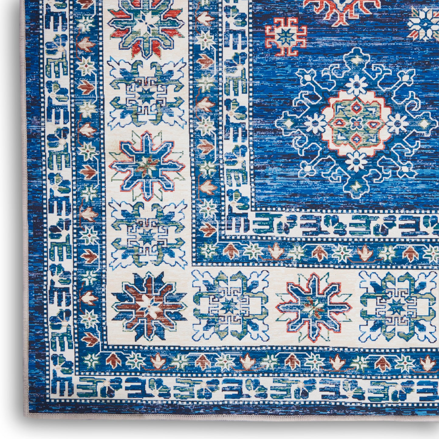 Nourison Fulton 5' x 7' Blue Vintage Indoor Rug