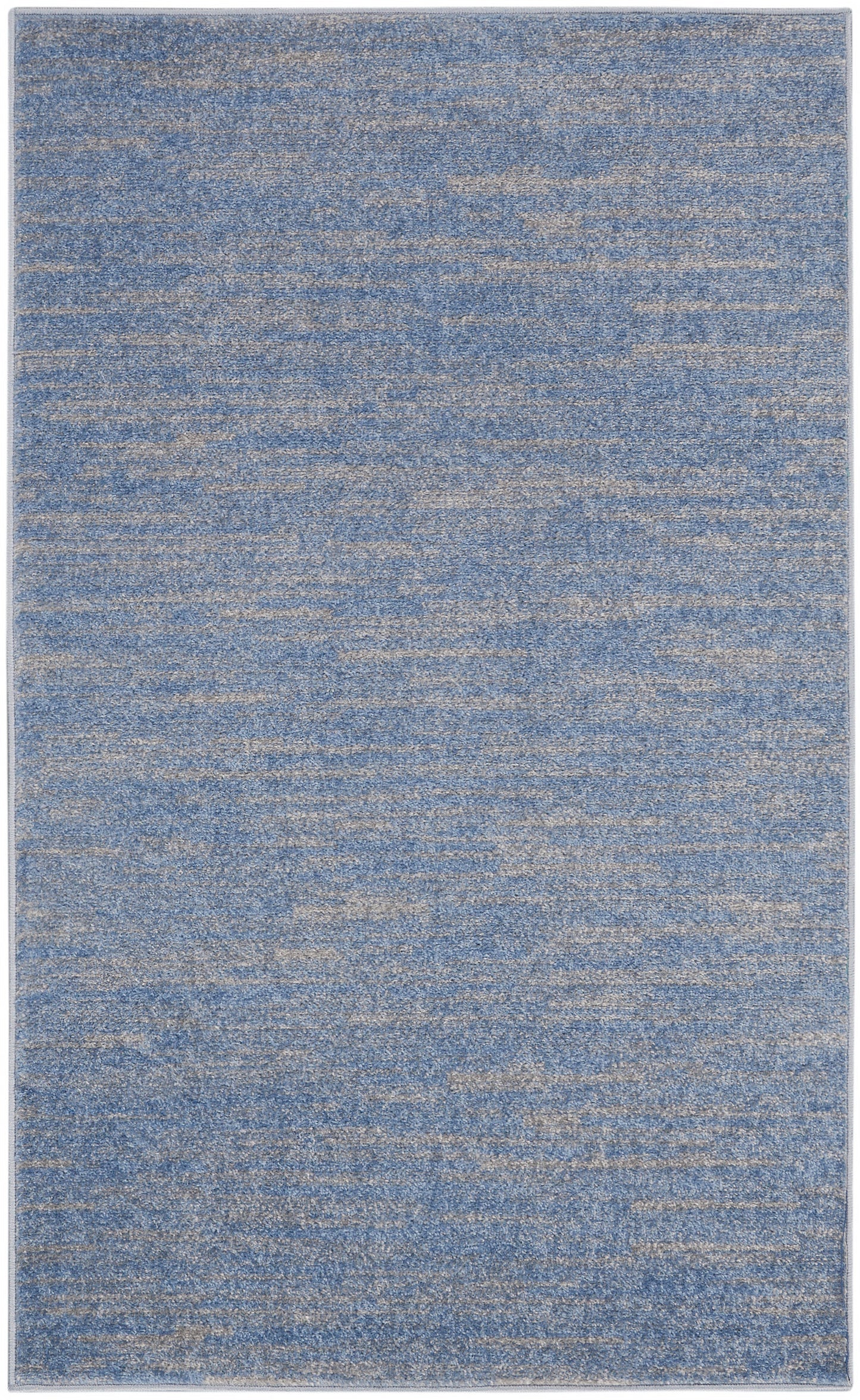 Nourison Nourison Essentials 3' x 5' Blue/Grey Outdoor Rug