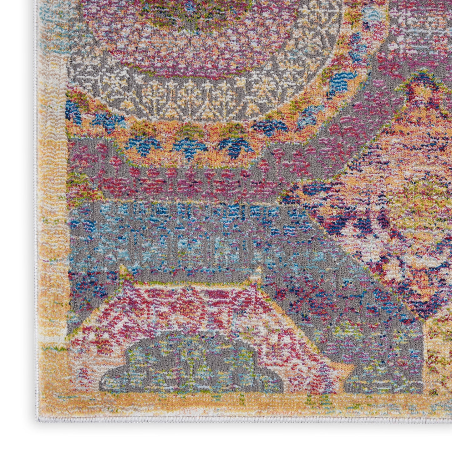 Nourison Ankara Global 7'10" x 9'10" Multicolor Bohemian Indoor Rug