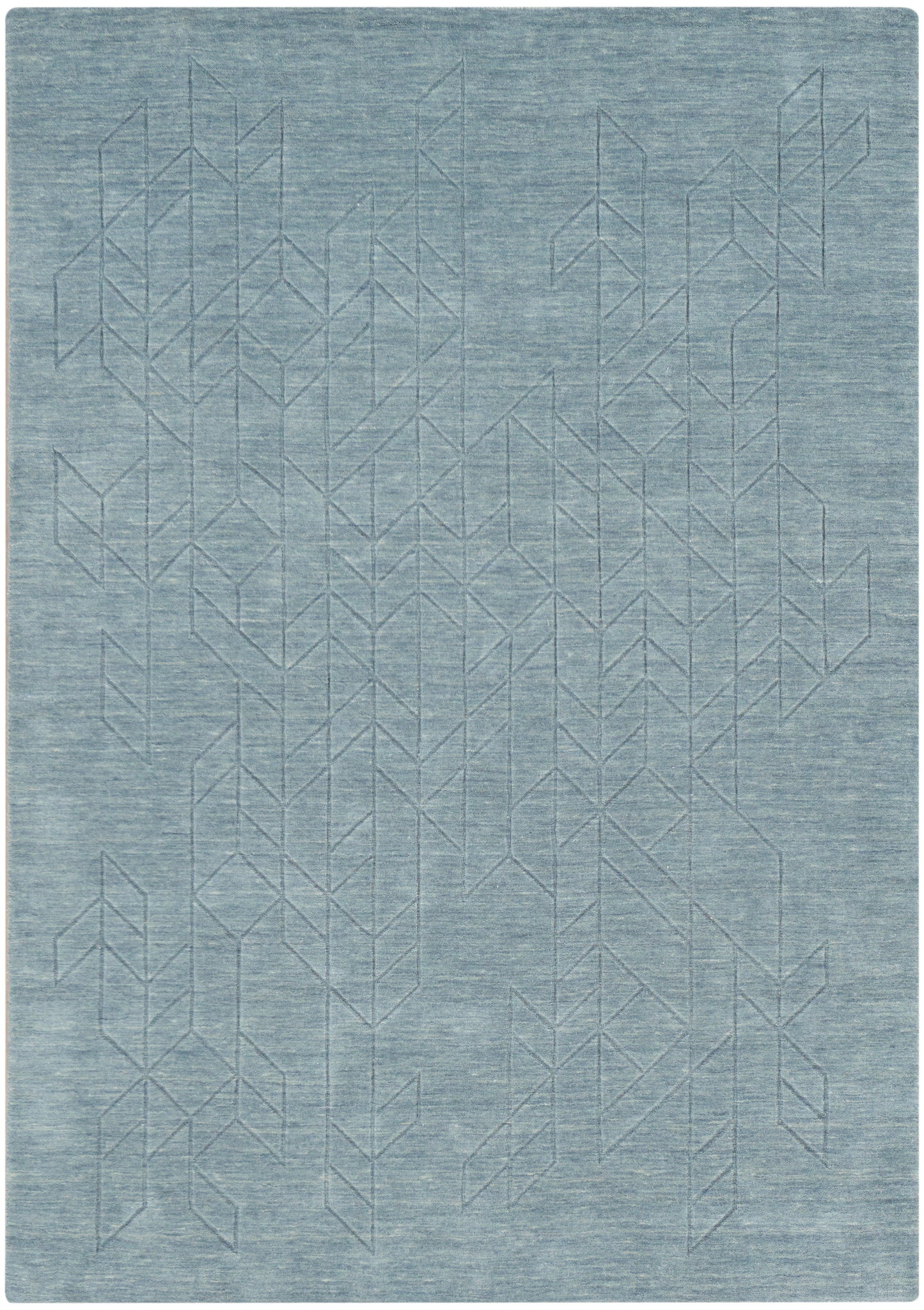 Nourison Alessia 5'3" x 7'5" Blue Modern Indoor Rug