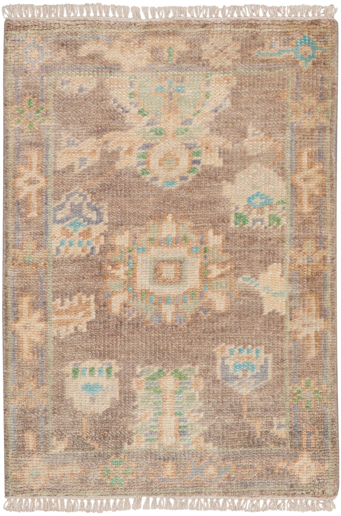 Nourison Odessa 2' x 3' Ivory Mocha Vintage Indoor Rug