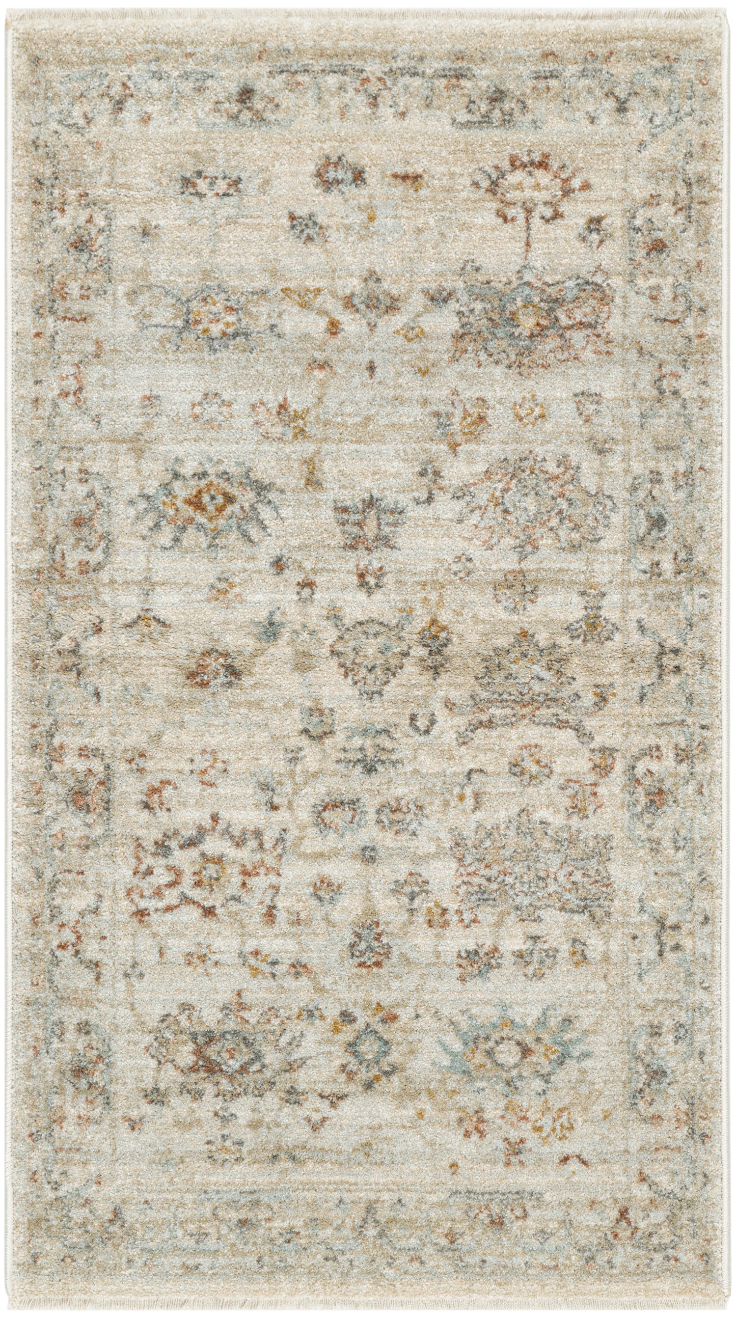 Nourison Traditional Home 2'6" x 4'6" Beige Vintage Indoor Rug