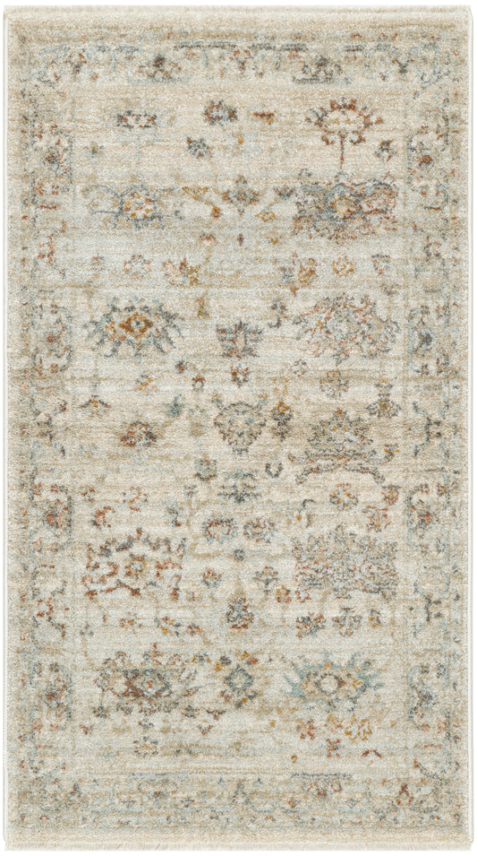 Nourison Traditional Home 2'6" x 4'6" Beige Vintage Indoor Rug