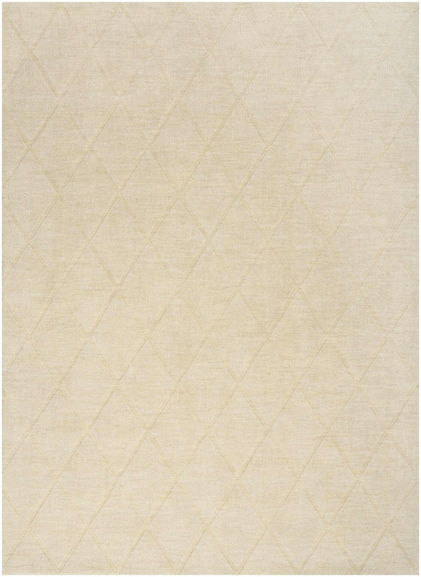 Nourison Wool Haven 3'9" x 5'9" Ivory Modern Indoor Rug