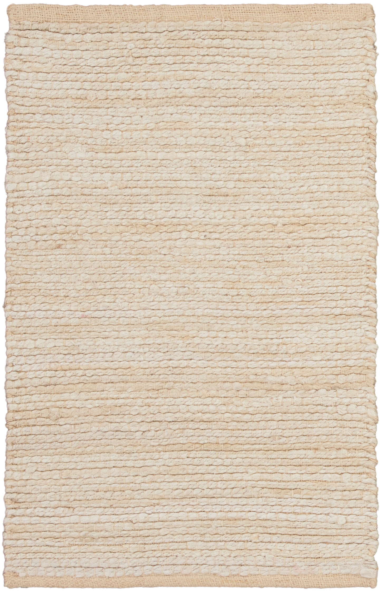 Nourison Natural Jute 2' x 3' Ivory Farmhouse Indoor Rug