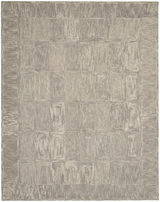 Nourison Colorado 7'9" x 9'9" Grey Modern Indoor Rug