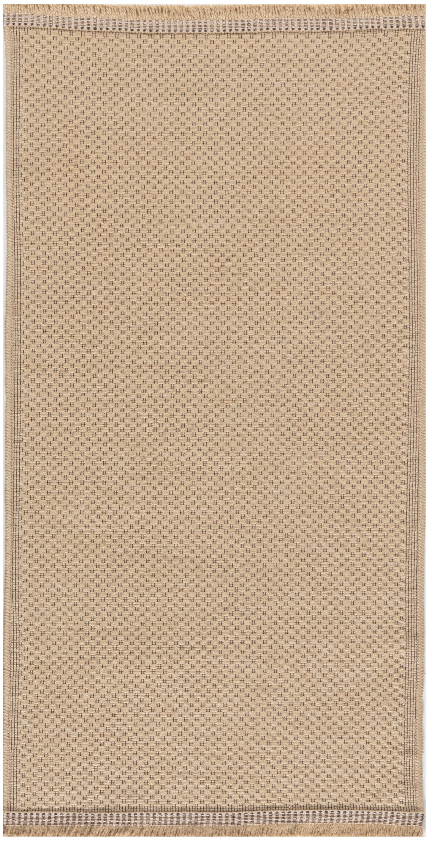 Nourison Washable Jute 2' x 4' Natural Modern Indoor Rug