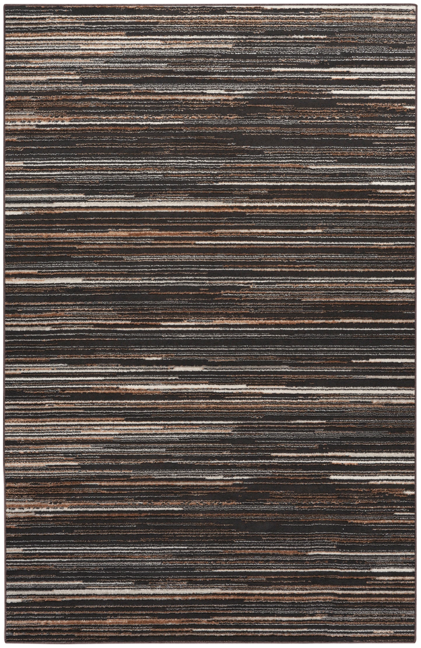 Calvin Klein Captivating 3'2" x 5' Mocha Modern Indoor Rug