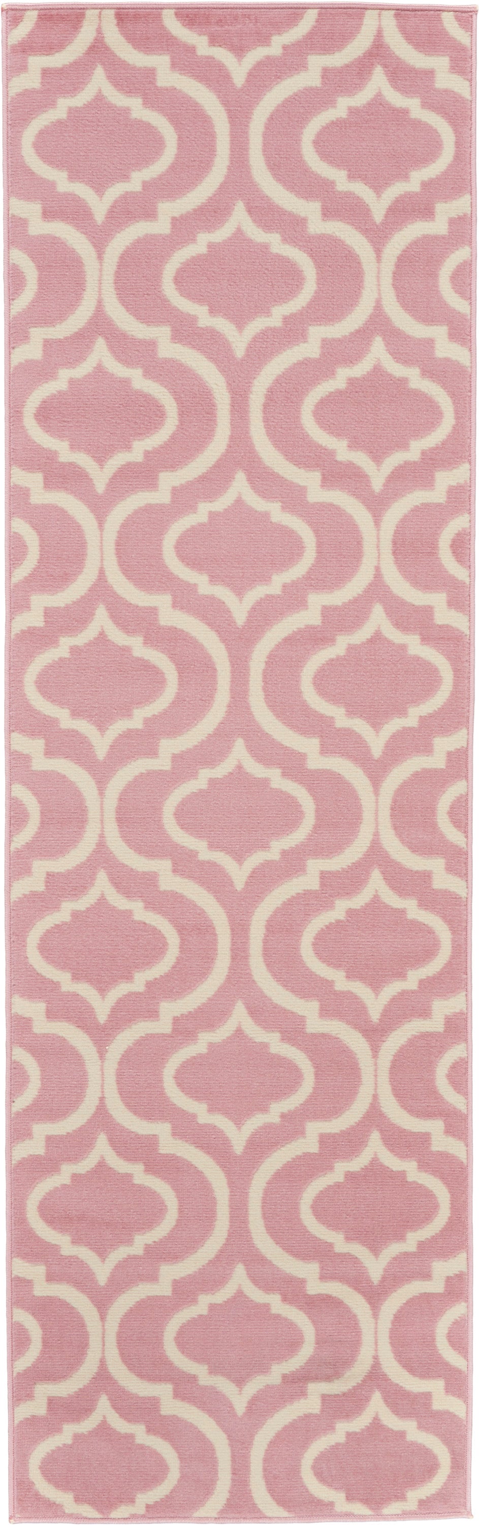 Nourison Jubilant 2'3" x 7'3" Pink Contemporary Indoor Rug