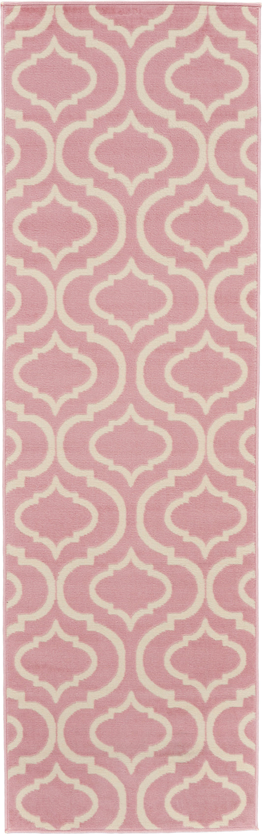 Nourison Jubilant 2'3" x 7'3" Pink Contemporary Indoor Rug