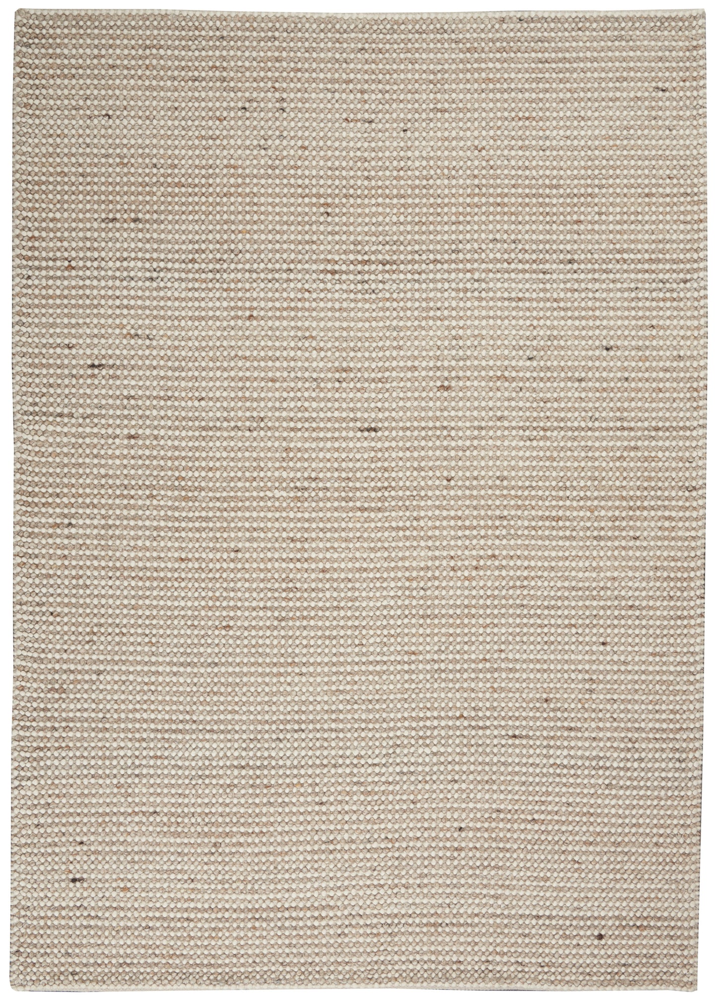 Calvin Klein Textured Dots 5'3" x 7'3" Natural Beach Indoor Rug