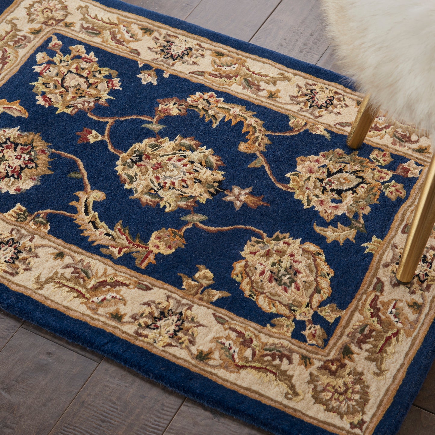 Nourison Nourison 2000 2' x 3' Navy Traditional Indoor Rug