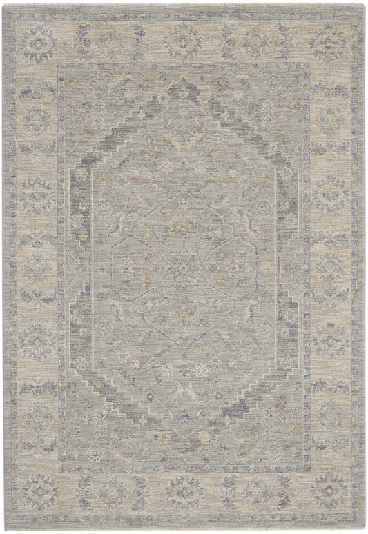 Nourison Infinite 3'11" x 5'11" Grey Vintage Indoor Rug