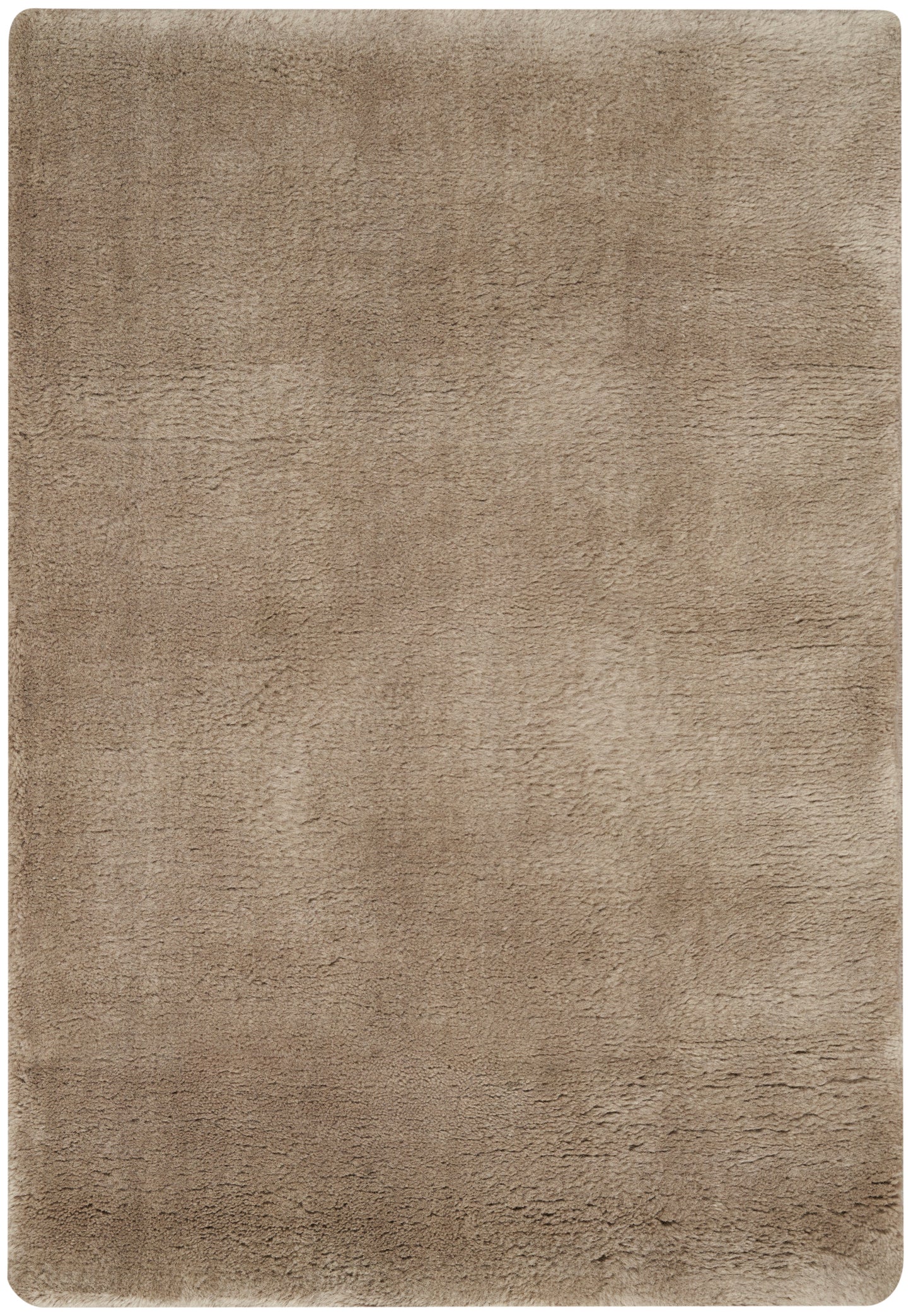 Nourison Plush Cloud 2' x 3' Taupe Modern Indoor Rug